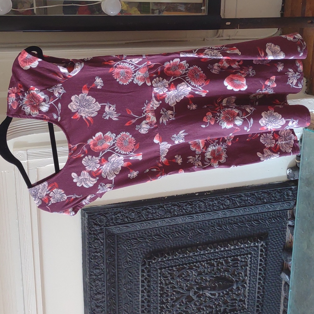 Empire Waist Tie Front 🌸🪷 Floral Dress